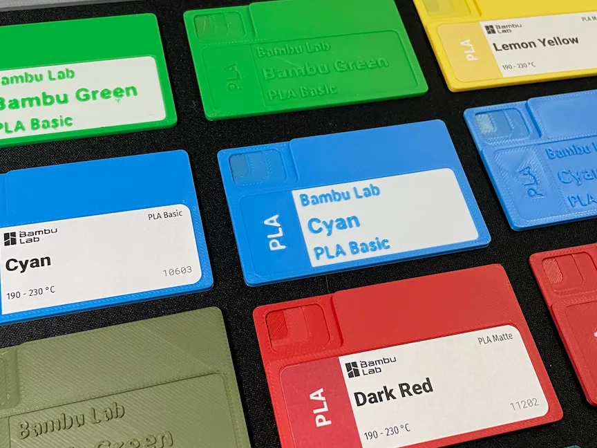 Amostra de PLA Bambu Lab / Filamentopedia por FattyMoBookyButt