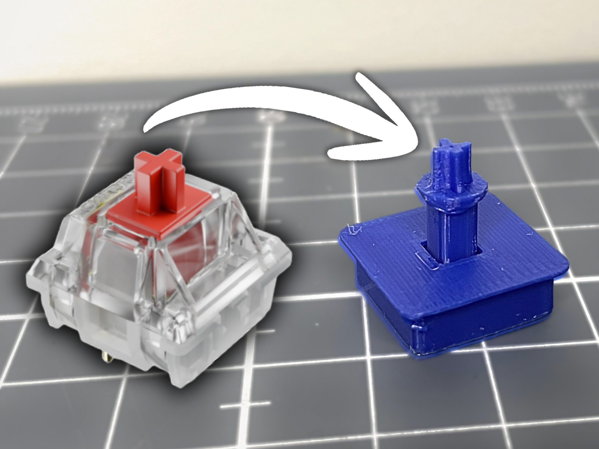 3D Printed Spring Clicker (Print-in-place) - 1