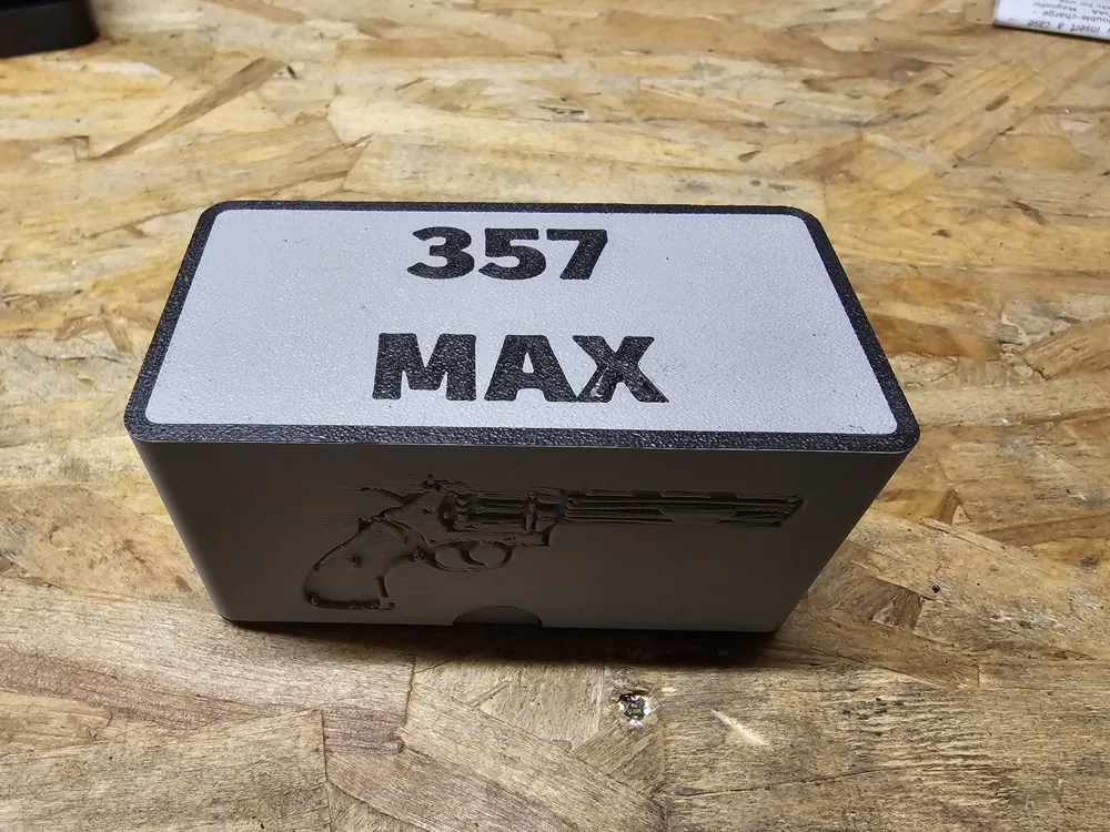 357 Maximum ammunition box - Free 3D Print Model - MakerWorld