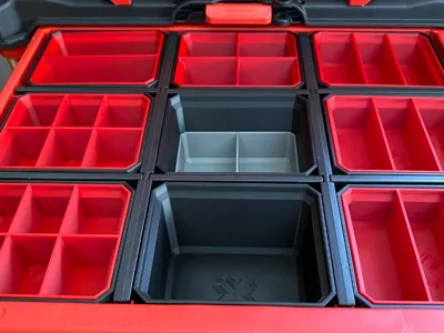MILWAUKEE PACKOUT - 3 DRAWER NESTING BINS