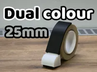 Packing tape cutter - 25mm - dual colour