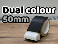 Packing tape cutter - 50mm - dual colour