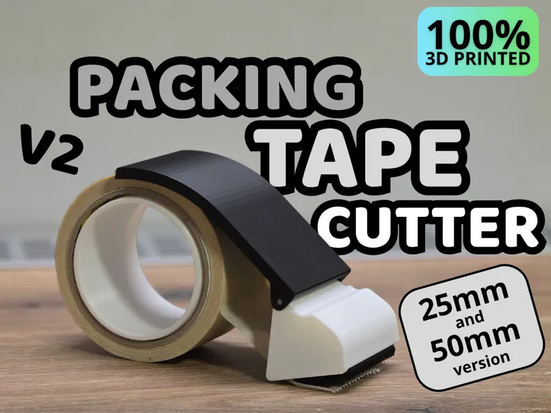 Packing tape cutter | 2 sizes | 100% 3D printed