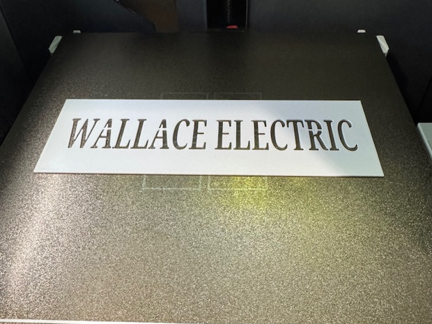 Wallace Electric Stencil