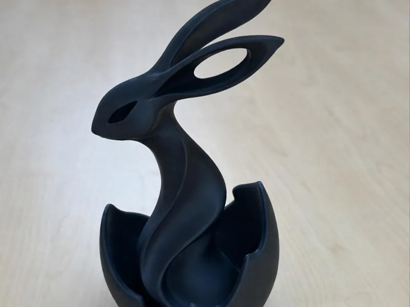 Stylized Bunny in Egg (PLA & PETG Version)