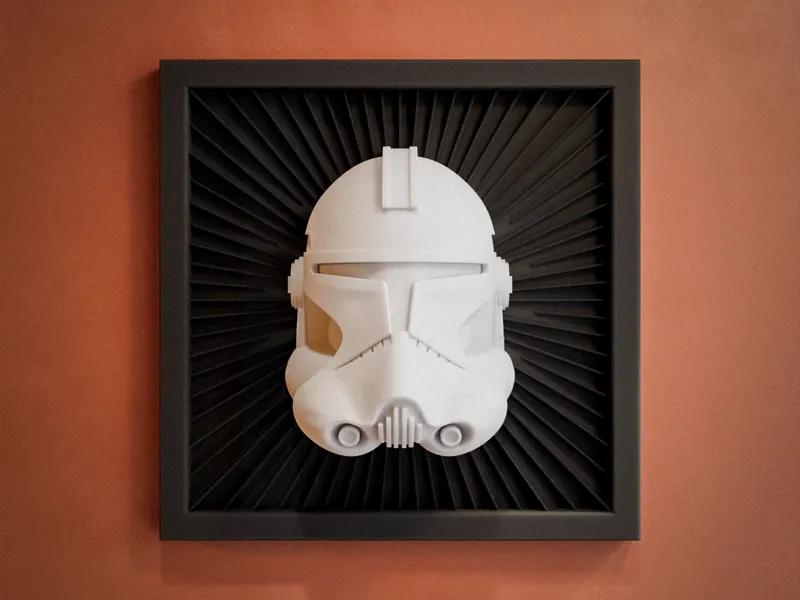 Clone Trooper - Star Wars 3D-Wallart - No AMS