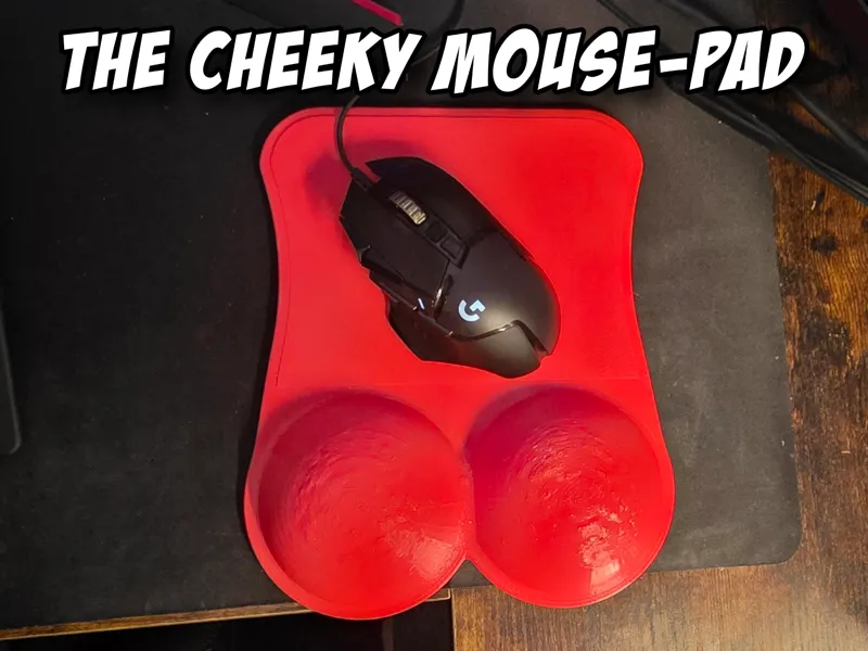 The Cheeky Mousepad - TPU wrist support