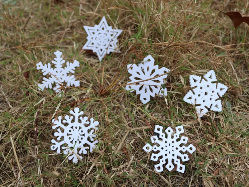 Various Snowflake Keychains