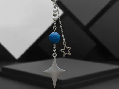 Diamond Star Jewelry Keychain Charm