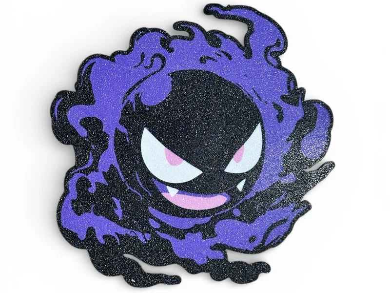 gastly inspired coaster 