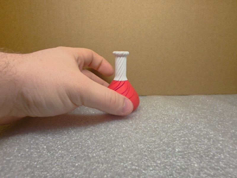 Erlenmeyer flask Passthrough Fidget Toy