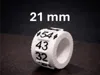21mm Diam (2 or 3 digits) - Mulitocor - 012mm fine print