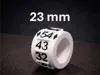 23mm Diam (2 or 3 digits) - Mulitocor - 012mm fine print