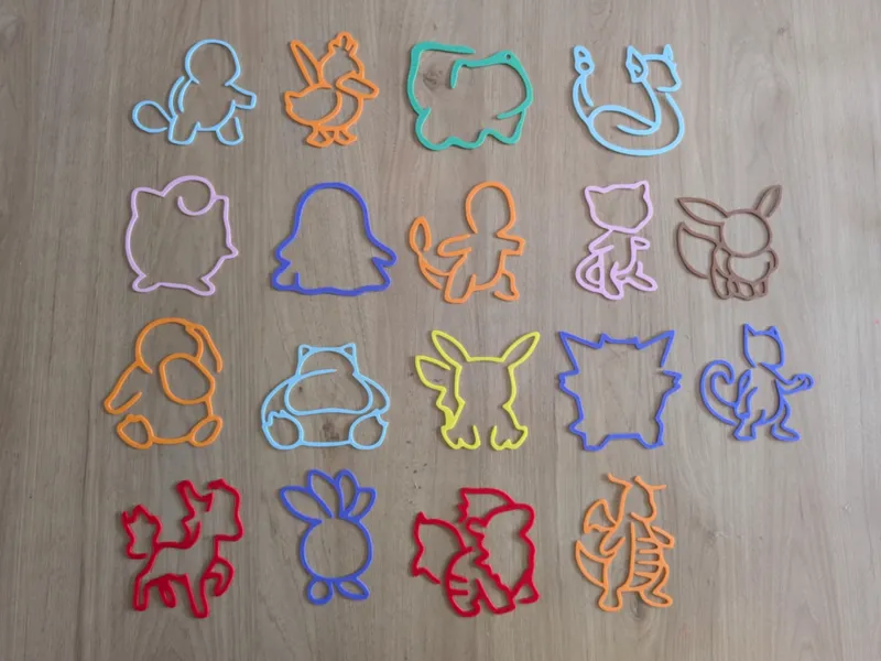 Pokemon outlines collection