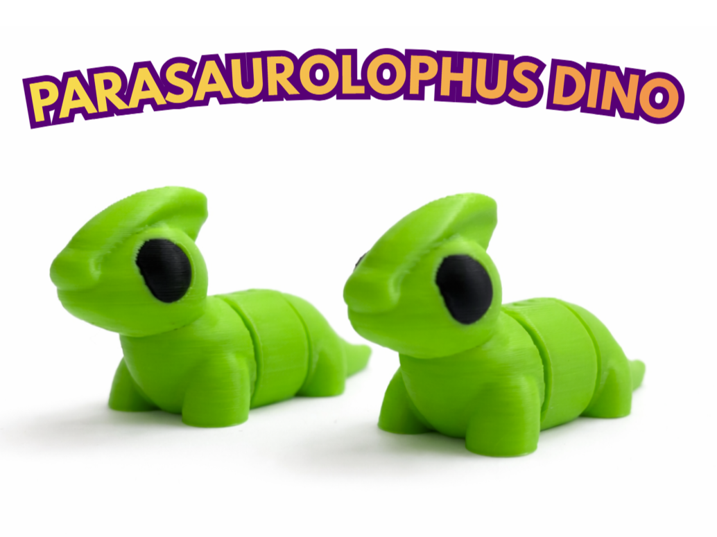 Cute Articulated Baby Parasaurolophus Dino Mini