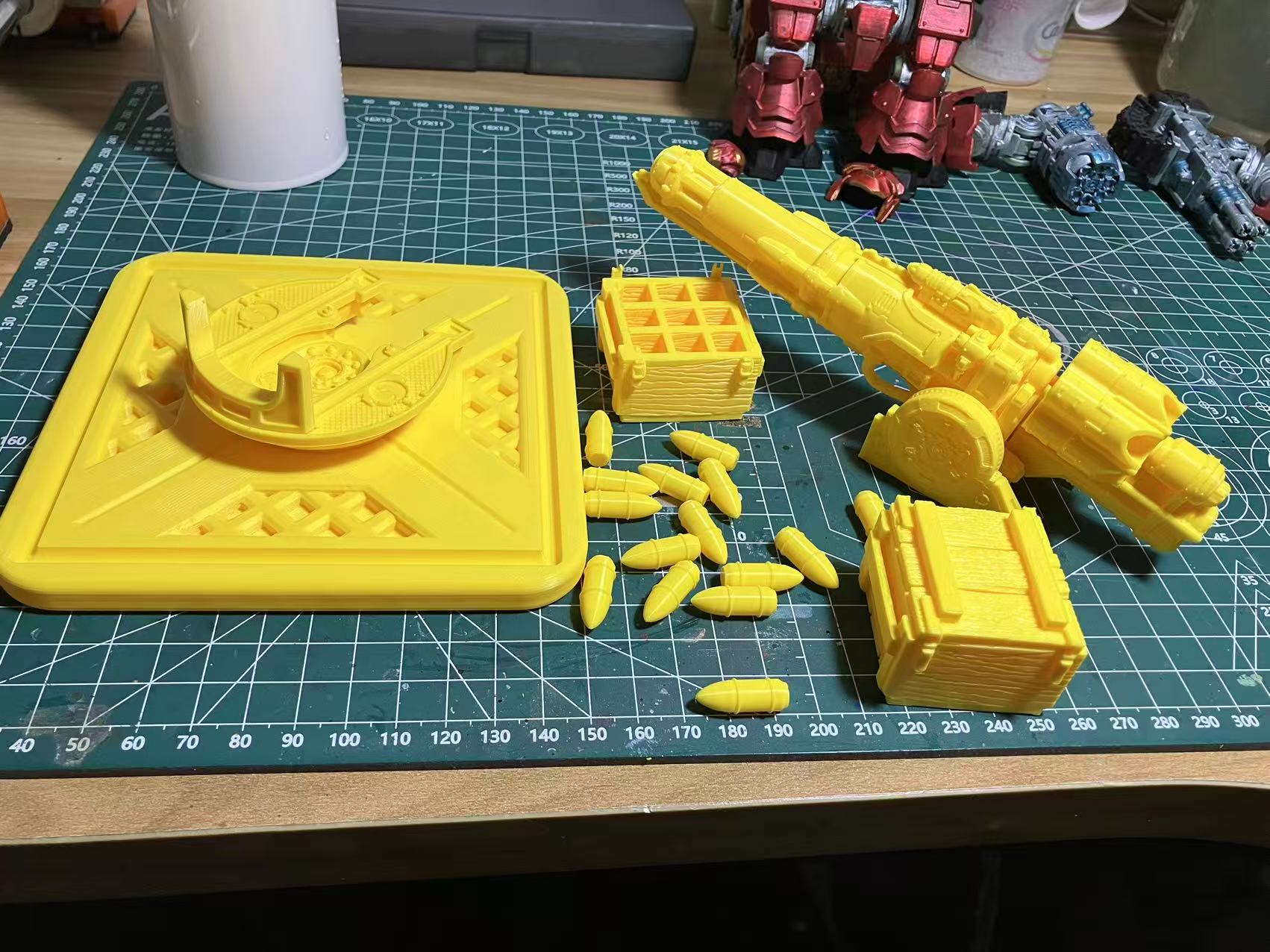 Miniatura 2 do modelo 3D 战锤40K-天罚地震炮