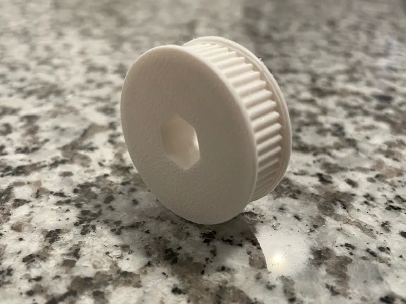 50 Tooth GT2 Pulley for a 3/8 in Hexshaft