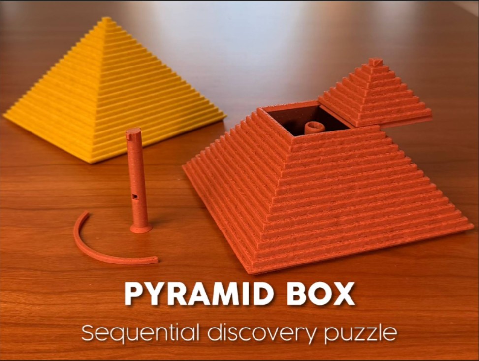 Miniatura 2 do modelo 3D PYRAMID BOX | SEQUENTIAL DISCOVERY PUZZLE