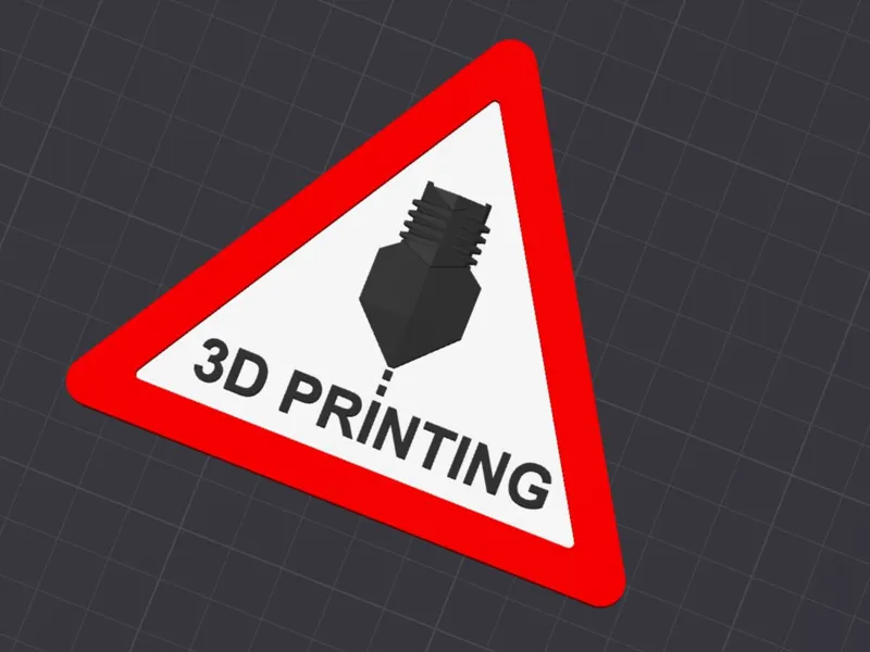 3D printing sign