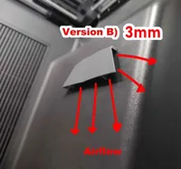 Ver. B) 3mm Downwards + Doorside Airflow, ABS