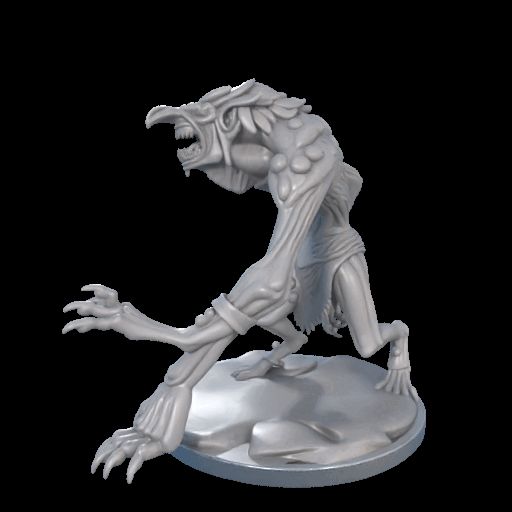 Dungeons & Dragons Frameworks Troll 3D Model