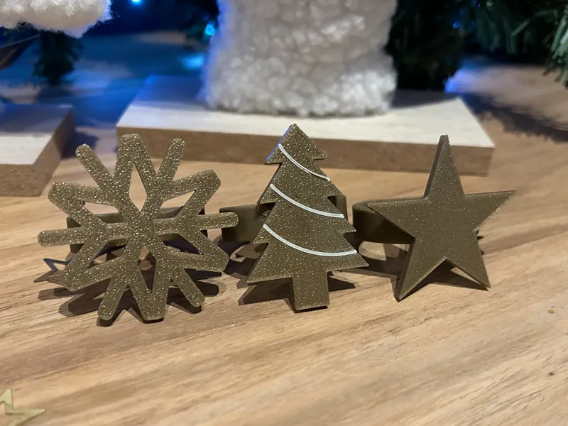 X-mas napkin rings