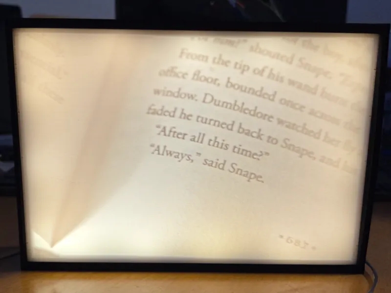 Dumbledore Zitat Lampe