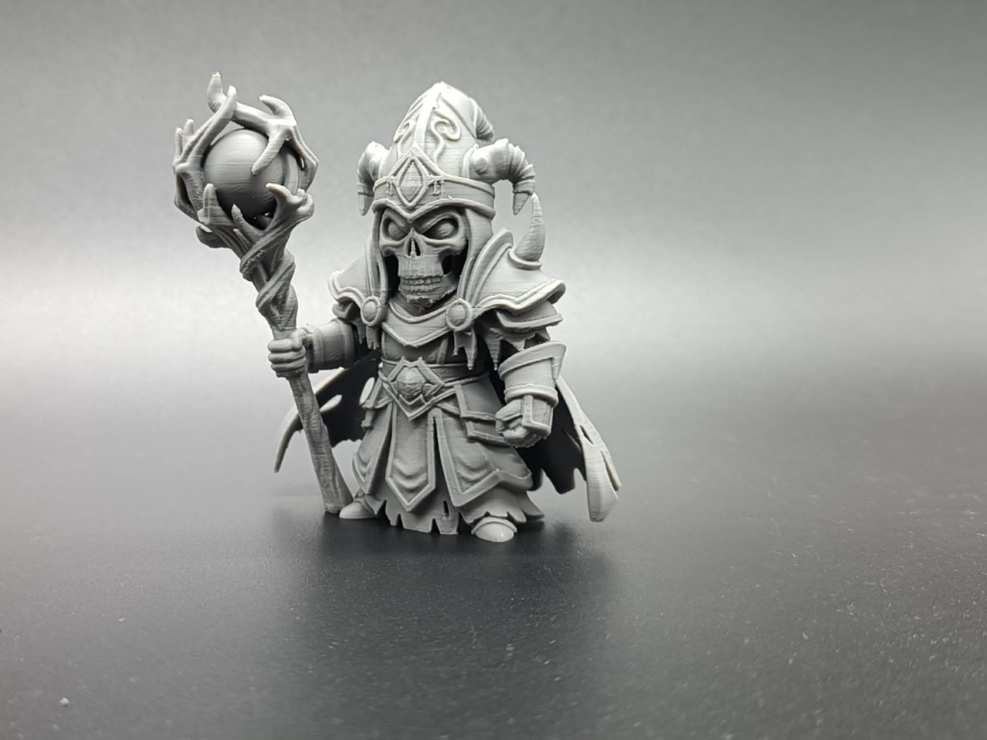 Dark Fantasy Undead Wizard - Skeleton Mage 
