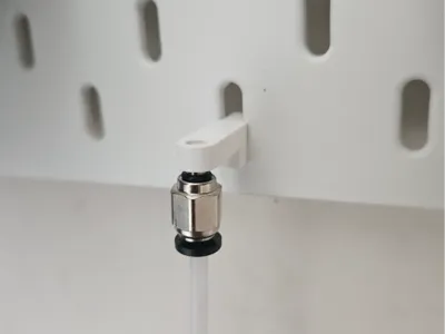 Pneumatic Coupler PTFE Tube Holder for Skadis