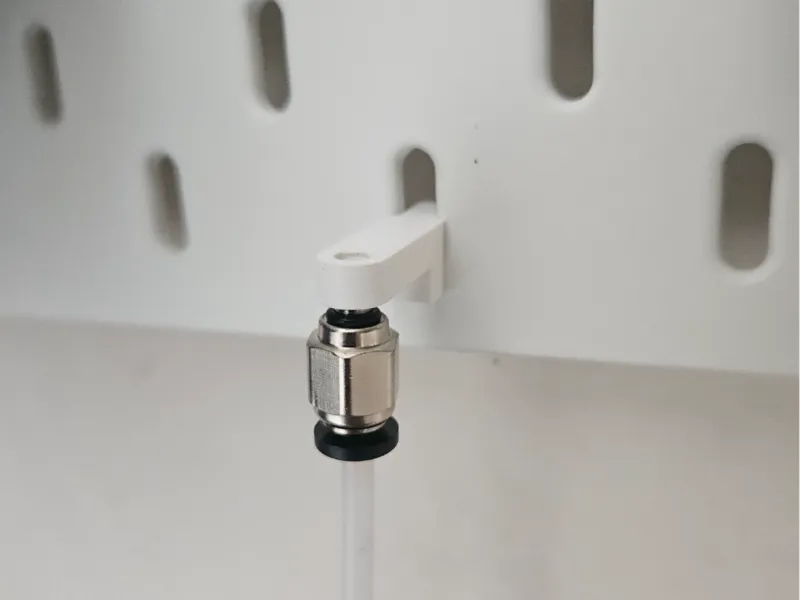 Pneumatic Coupler PTFE Tube Holder for Skadis