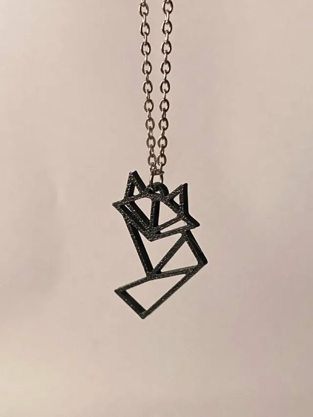 Origami fox pendant / earrings - 13/14 collection