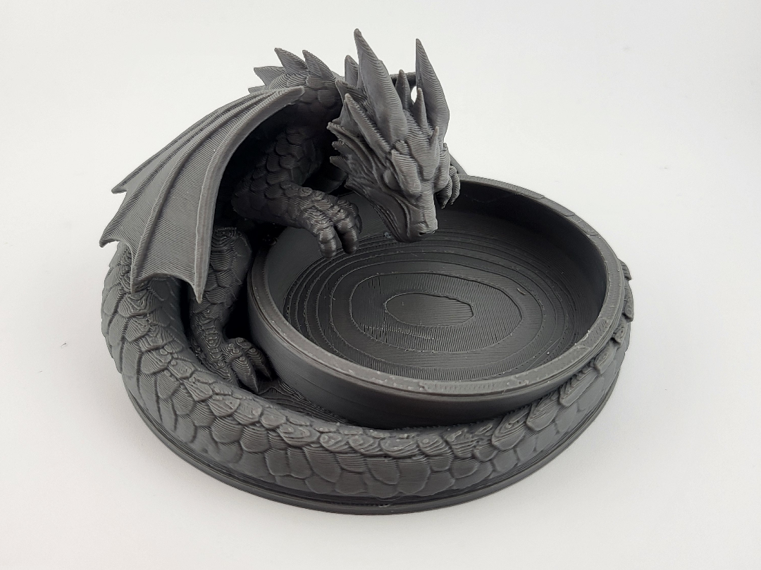 Dragon Ring Dish Incense Holder Catchall Tray