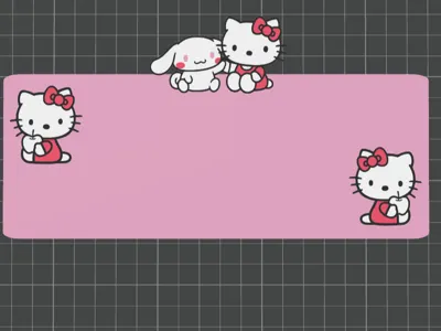 Hello Kitty Name Plate