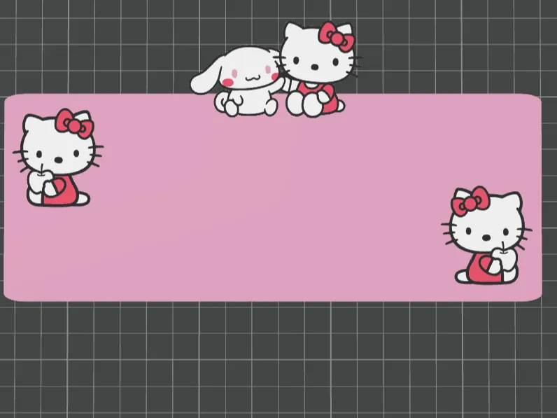 Hello Kitty Name Plate