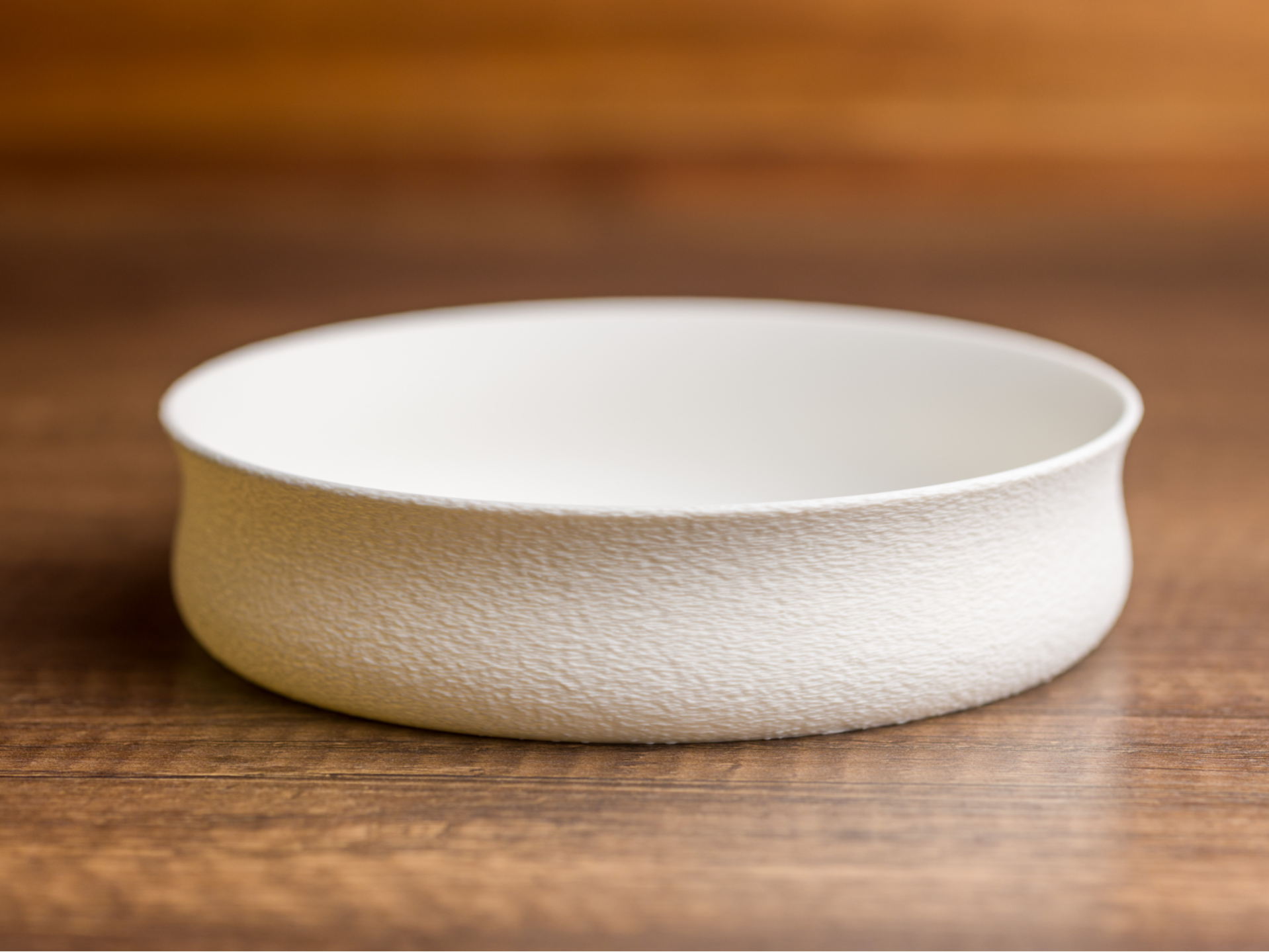 Simply bowl with fuzzy skin.