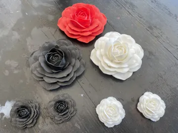 Letrero o emblema decorativo: Rose Flower Wall Decor — vista de referencia 4