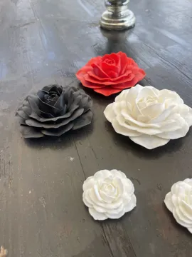 Letrero o emblema decorativo: Rose Flower Wall Decor — vista de referencia 5