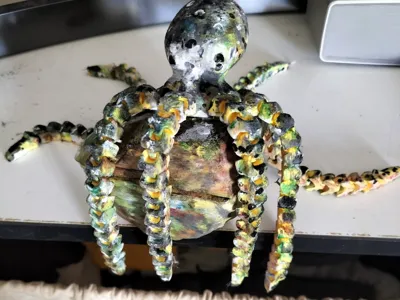 Stone Octopus Chest