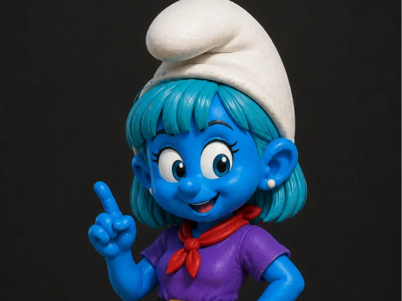 Smurfs x Dragonball Bulma* 15cm