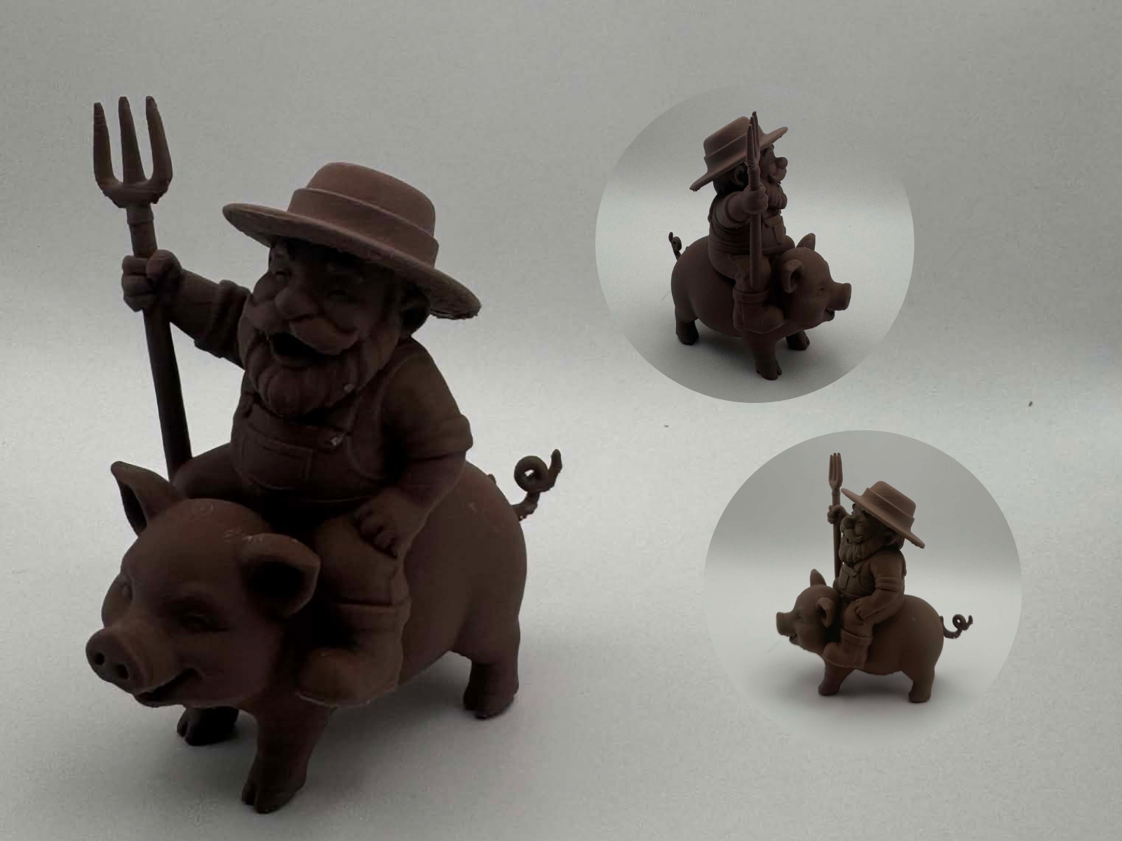 Farmer Rider – chibi pig companion