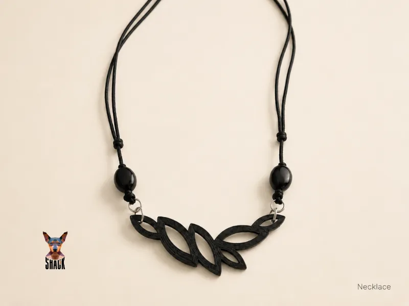 Leafline – Necklace & Earrings view 3