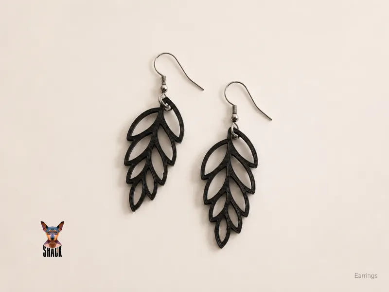 Leafline – Necklace & Earrings view 4
