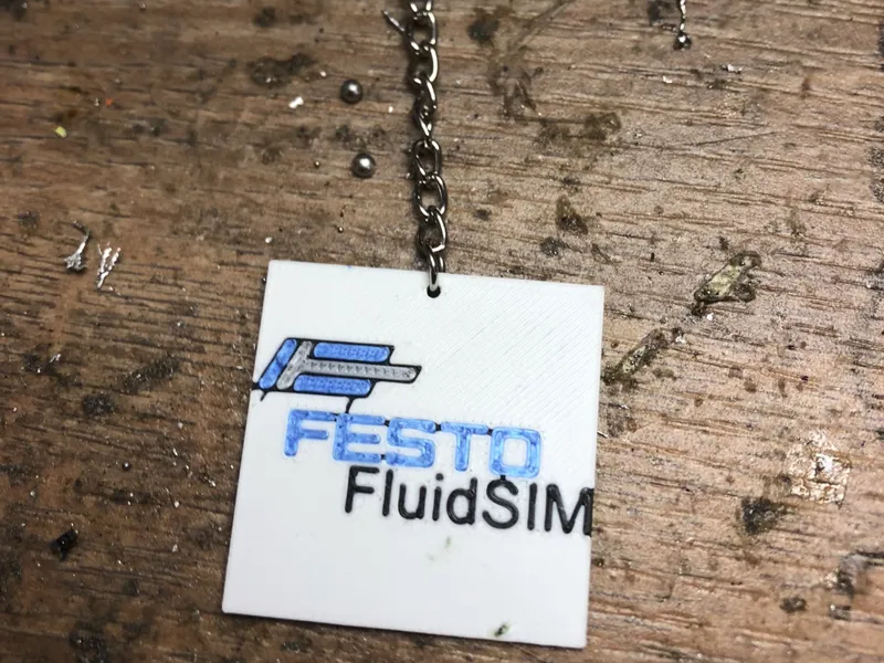 FESTO FluidSIM keychain