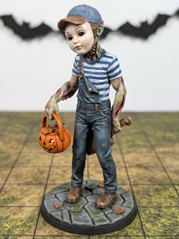 Soporte: Halloween Zombie in a Boy costume — vista de referencia 2