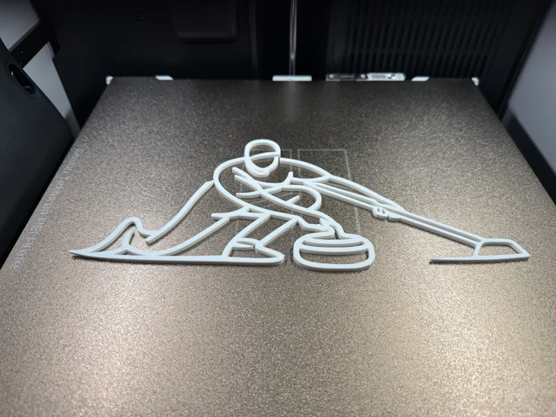 Winter Olympic Games-Curling Logo