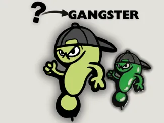 Signo de Interrrogación Gangster -Estilo Graffiti 