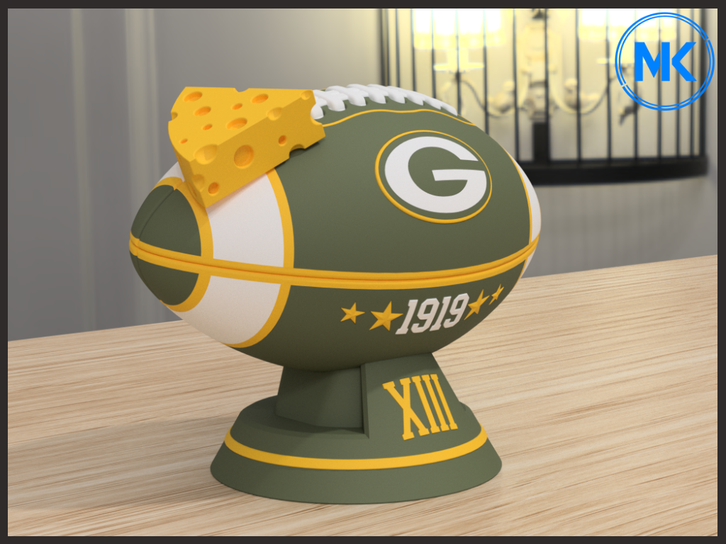 Green Bay Packers Football Display NFL Inspired - 1