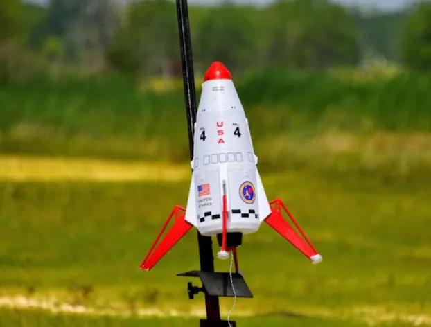 Flyable Mars Lander rocket