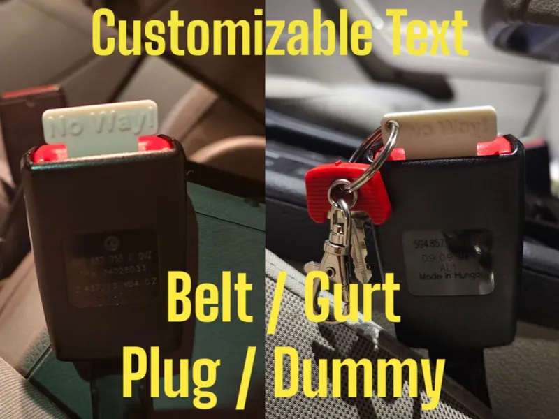Version 2 Gurt / Belt - Dummy Customizable Text