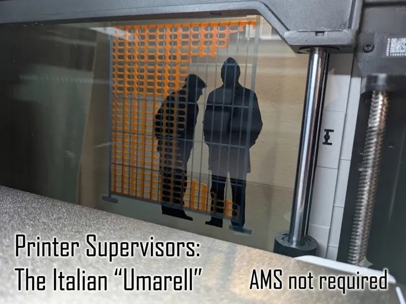3D Printer Supervisors: The Italian "Umarell"